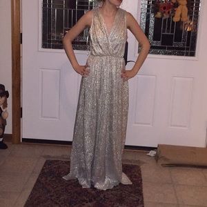 New White Gold Lulus Dress